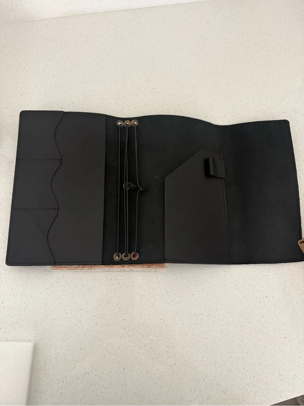 4 Pcs A5 Leather Travelers Journal Notebook Cover Set Genuine Leather